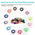 Baby Hair Ties, Cotton Toddler Hair Ties for Girls, Kids Seamless Hair Bands, Girls Elastic Ponytail Holders, Diameter 0.97 Inch and Assorted Colors by Qarwayoc - Image 2