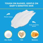 Triple Paste Diaper Rash Cream for Baby - 16 Oz Tub – Zinc Oxide Ointment Treats, Soothes & Prevents Diaper Rash, Pediatrician-Recommended Hypoallergenic Formula, Baby Essentials for Daily & Overnight - Image 3