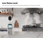 IKTCH 30-inch Wall Mount Range Hood 900 CFM Ducted/Ductless Convertible, Kitchen Chimney Vent Stainless Steel with Gesture Sensing & Touch Control Switch Panel, 2 Pcs Adjustable Lights(IKP02-30'') - Image 5