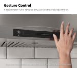IKTCH 30-inch Wall Mount Range Hood 900 CFM Ducted/Ductless Convertible, Kitchen Chimney Vent Stainless Steel with Gesture Sensing & Touch Control Switch Panel, 2 Pcs Adjustable Lights(IKP02-30'') - Image 6
