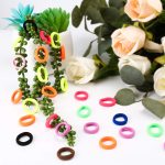 Baby Hair Ties, Cotton Toddler Hair Ties for Girls, Kids Seamless Hair Bands, Girls Elastic Ponytail Holders, Diameter 0.97 Inch and Assorted Colors by Qarwayoc - Image 3