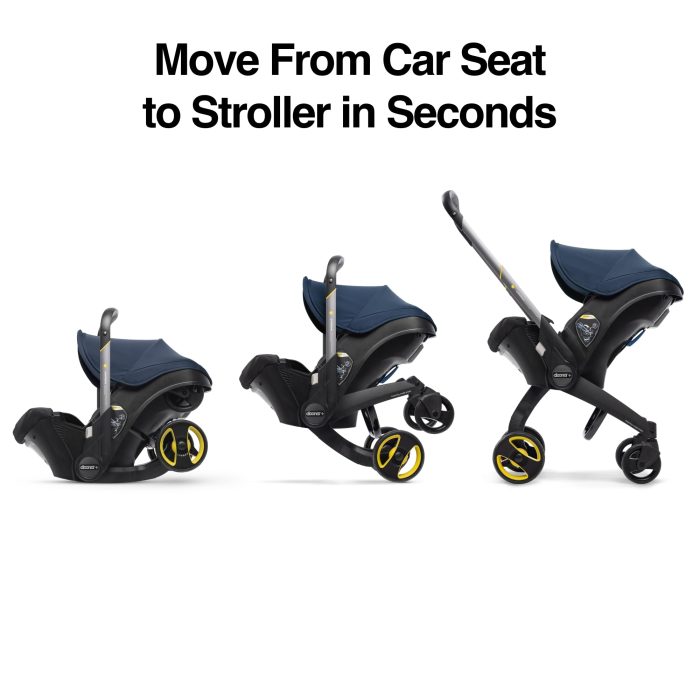 Doona Car Seat & Stroller, Deep Blue - All-in-One Travel System - Image 5