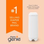 Diaper Genie Easy Roll Refill | 30 Bags Per Refill | Holds Up to 1410 Newborn Diapers | Odor Control | Diaper Pail Refill Bags | Fits Diaper Genie Signature & Platinum Pails - Image 5