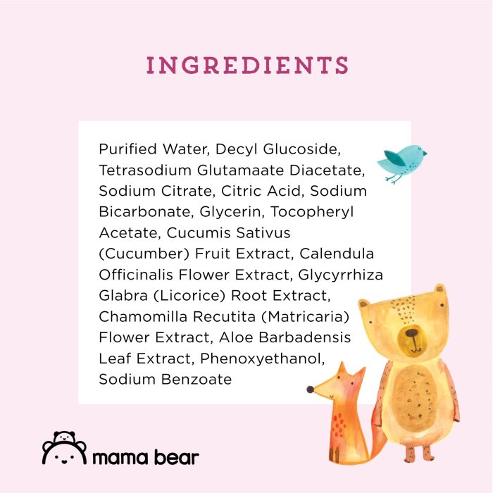 Amazon Brand - Mama Bear 99% Water Based Baby Wipes, Hypoallergenic for Sensitive Skin, Fragrance Free, 432 Count (6 Packs of 72) - Image 4