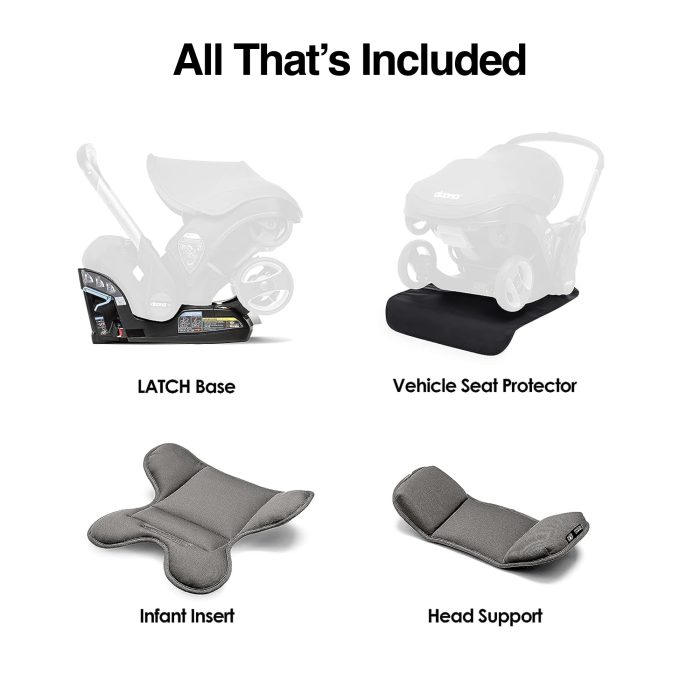 Doona Car Seat & Stroller, Deep Blue - All-in-One Travel System - Image 4