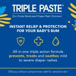Triple Paste Diaper Rash Cream for Baby - 16 Oz Tub – Zinc Oxide Ointment Treats, Soothes & Prevents Diaper Rash, Pediatrician-Recommended Hypoallergenic Formula, Baby Essentials for Daily & Overnight - Image 4