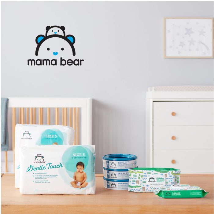 Amazon Brand - Mama Bear Toddler Toilet Wipes, Fragrance Free, Plant-Based Hypoallergenic, 336 Count, 8 Packs of 42 - Image 3