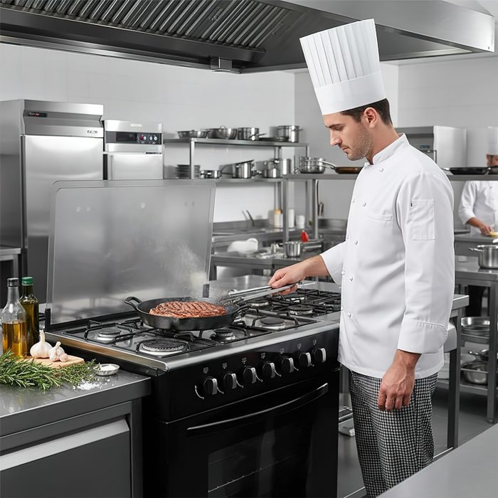 Professional grade 6-burner gas stove（for LPG/Propane）, 102L large capacity oven, efficient and energy-saving, a powerful assistant for catering kitchens - Image 3