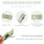 CÉLLOT 40pcs Mini 1.2" Grosgrain Ribbon Snap Clips - Tiny Fine Thin Hair Bows in Pairs for Baby Girls, Toddlers, and Infants - Image 7