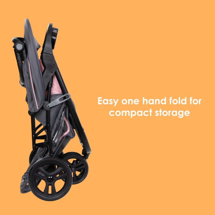 Baby Trend EZ Ride Travel System with EZ-Lift™ Infant Car Seat, Dash Pink - Image 9