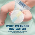 Pampers Pure Protection Baby Diapers, Size 4, 150 Count, Up to 100% Leakproof, Premium Plant-based Skin Protection, Hypoallergenic Soft Diapers - Image 6