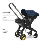 Doona Car Seat & Stroller, Deep Blue - All-in-One Travel System - Image 7