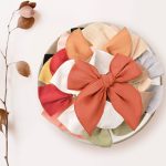 Niceye Fable Girls Hair Bows Cotton Linen Alligator Hair Clips or Little Girls Toddlers Kids Neutral Handmade Hair Accessories - 5.5” bow - Image 2