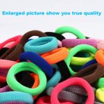 Baby Hair Ties, Cotton Toddler Hair Ties for Girls, Kids Seamless Hair Bands, Girls Elastic Ponytail Holders, Diameter 0.97 Inch and Assorted Colors by Qarwayoc - Image 5