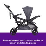 Baby Trend Sit N' Stand® Double 2.0 Stroller, Dash Grey - Image 6