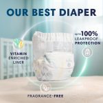 Pampers Pure Protection Baby Diapers, Size 4, 150 Count, Up to 100% Leakproof, Premium Plant-based Skin Protection, Hypoallergenic Soft Diapers - Image 12