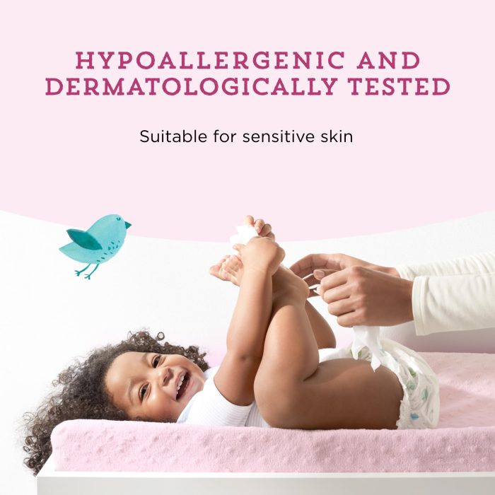 Amazon Brand - Mama Bear Gentle Fragrance Free Baby Wipes, Hypoallergenic, Sensitive Skin, Unscented, 800 Count (8 Packs of 100) - Image 6