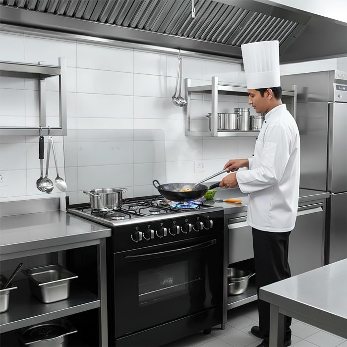 Professional grade 6-burner gas stove（for LPG/Propane）, 102L large capacity oven, efficient and energy-saving, a powerful assistant for catering kitchens - Image 4