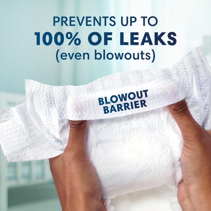 Pampers Pure Protection Baby Diapers, Size 4, 150 Count, Up to 100% Leakproof, Premium Plant-based Skin Protection, Hypoallergenic Soft Diapers - Image 8