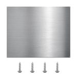 VENFAN 24" x 30" Stainless Steel Backsplash for Stove - Ultra Flat Metal Splatter Guard for Kitchen Wall, Stove Backsplash Panel with 4 Pre-Drilled Holes, Easy Install