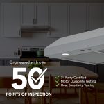 Broan-NuTone 36-Inch Stainless Steel Under Cabinet Range Hood- Trusted Quiet Power with 350 CFM, 1.5 Sones for Effective Everyday Kitchen Ventilation - Image 4