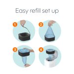 The Diaper Genie Jumbo+ Square Refill, with continuous film, can hold up to 1080 newborn-sized diapers per refill. - Image 4