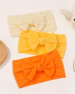 jollybows 20pcs Baby Girls Nylon Headbands Turban Hair Bows Hair Band Elastic Hair Accessories for Kids Toddlers Infants Newborn - Image 2