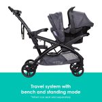 Baby Trend Sit N' Stand® Double 2.0 Stroller, Dash Grey - Image 5