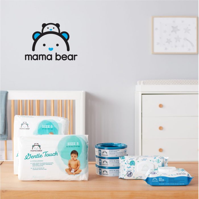 Amazon Brand - Mama Bear 99% Water Based Baby Wipes, Hypoallergenic for Sensitive Skin, Fragrance Free, 432 Count (6 Packs of 72) - Image 3