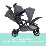 Baby Trend Sit N' Stand® Double 2.0 Stroller, Dash Grey - Image 7