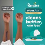 Pampers Ultra Clean Baby Wipes (Previously 'Free & Gentle'), 99% Water, Hypoallergenic, Unscented, 100% Plant Based, Plastic-Free, 936 Baby Wipes Total (12X Flip-Top Packs) [Packaging May Vary] - Image 12