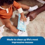 Hello Bello Extra Gentle Unscented Baby Wipes, Plant Based, Made with 99% Water and Aloe for Babies and Kids, 720 Count - Image 4