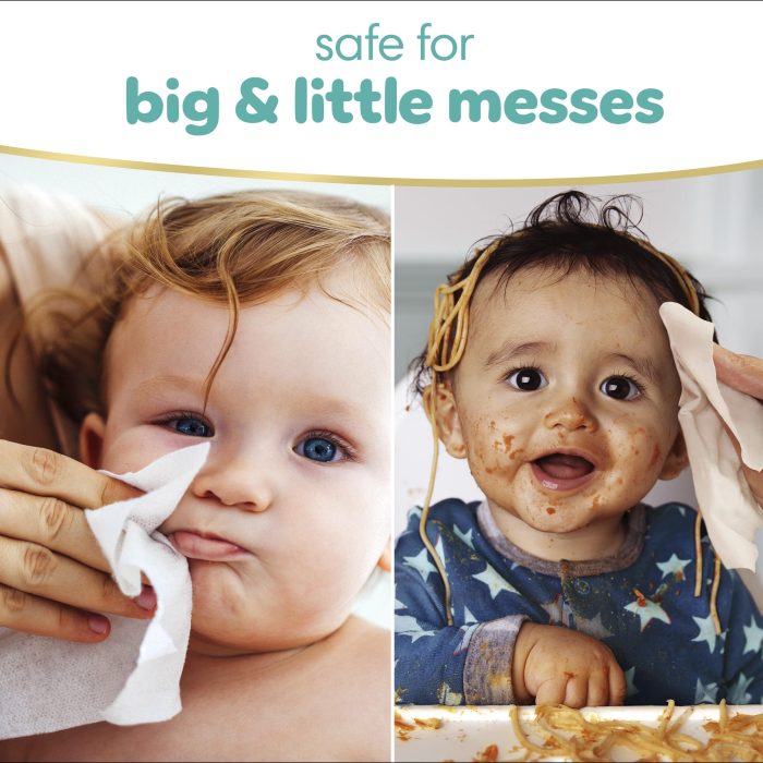 Pampers Sensitive Baby Wipes, Water Based, Hypoallergenic and Unscented, 8 Flip-Top Packs, 4 Refill Packs (1008 Wipes Total) - Image 6