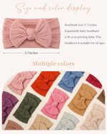 jollybows 18pcs Baby Nylon Headbands Hair Bow Elastics Hairbands Hair Accessories for Baby Girls Newborn Infant Toddlers Kid - Image 9
