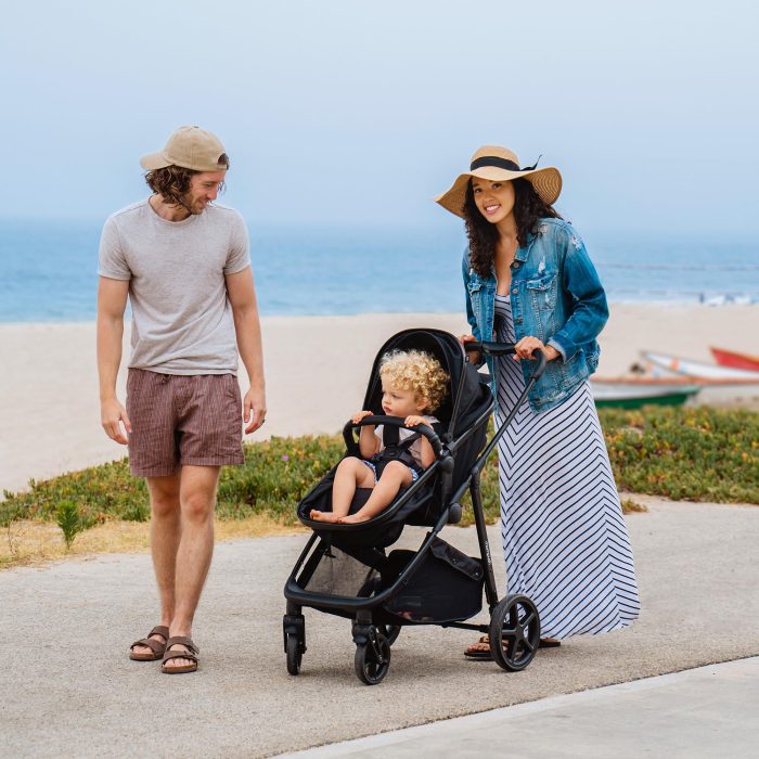 Mompush Wiz 2 in 1 Baby Stroller with Bassinet Mode, Convertible Infant Stroller for Newborn and Toddler with Reversible Seat and Large UPF 50+ Canopy - Image 4