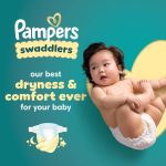 Pampers Swaddlers Diapers, Size 5 (20-37 lbs), 132 Count, Absorbent, Keeps Baby Dry and Comfortable, Skin Safe Disposable Baby Diaper (Packaging May Vary) - Image 20