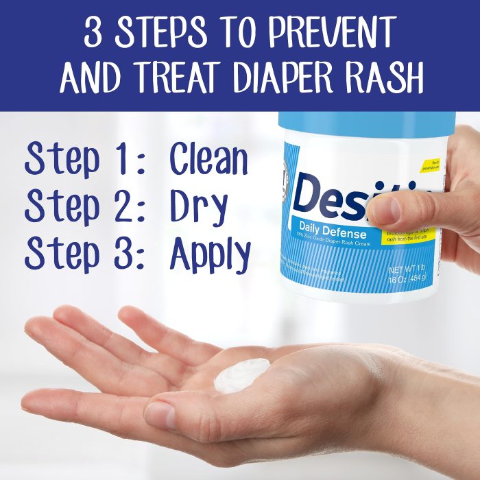 Desitin Daily Defense Baby Diaper Rash Cream with 13% Zinc Oxide, Barrier Cream to Treat, Relieve & Prevent Diaper Rash, Hypoallergenic, Dye-, Phthalate- & Paraben-Free, 16 oz - Image 6
