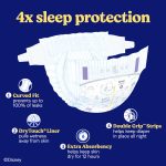 Huggies Size 7 Overnites Baby Diapers: Overnight Diapers, Size 7 (41+ lbs), 68 Ct (2 Packs of 34), Packaging May Vary - Image 4