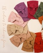 jollybows 18pcs Baby Nylon Headbands Hair Bow Elastics Hairbands Hair Accessories for Baby Girls Newborn Infant Toddlers Kid - Image 5