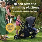 Graco Ready2Grow 2.0 Double Stroller Features Bench Seat and Standing Platform Options, Rafa - Image 6