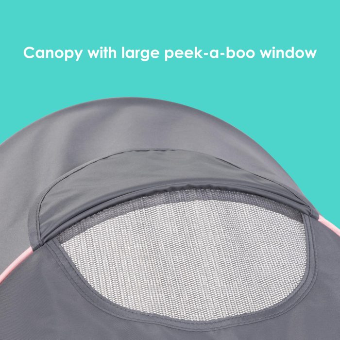 Baby Trend EZ Ride Travel System with EZ-Lift™ Infant Car Seat, Dash Pink - Image 11